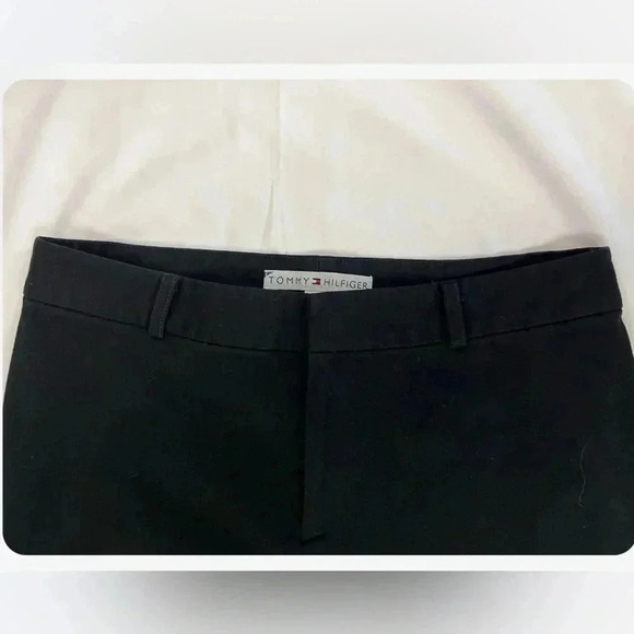 Tommy Hilfiger Black Casual Dressy Mid Rise Pants Size 4 - Picture 8 of 8
